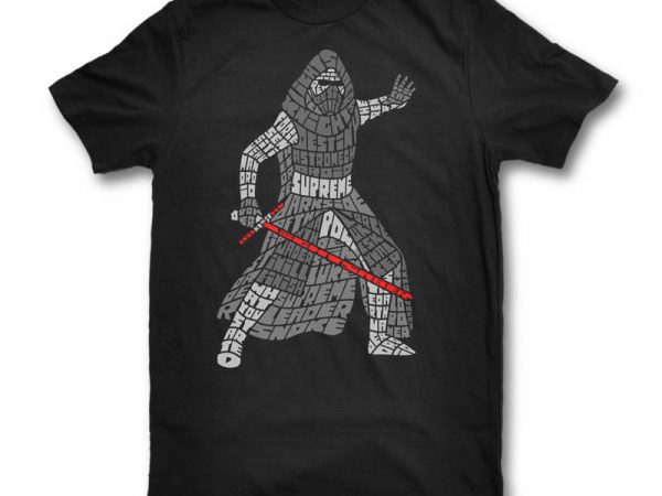 Kylo buy t shirt design for commercial use