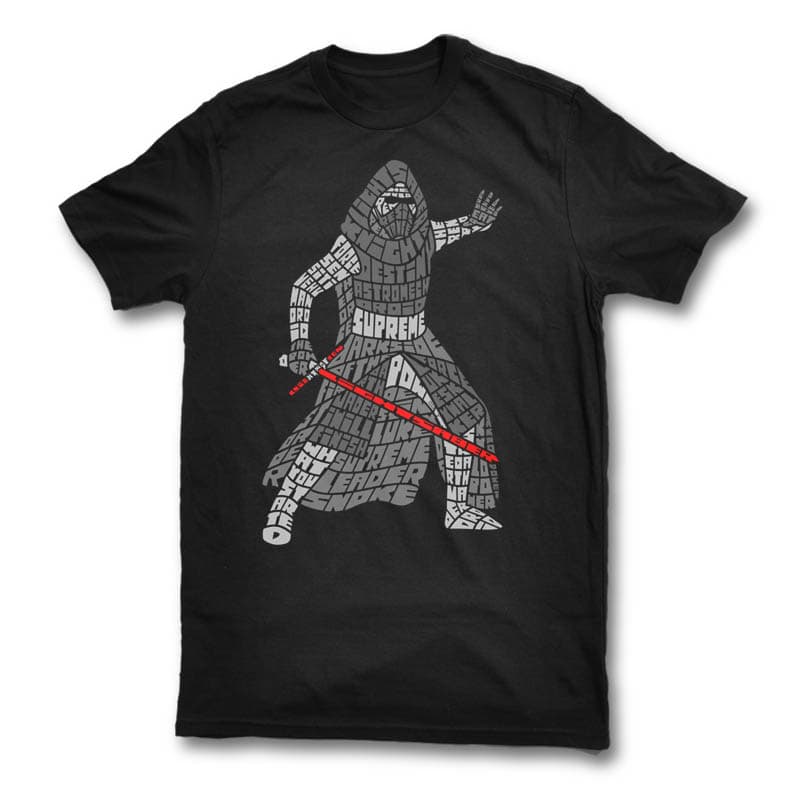 Kylo buy t shirt design for commercial use