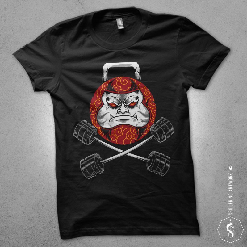 daruma gym Graphic t-shirt design buy t shirt design