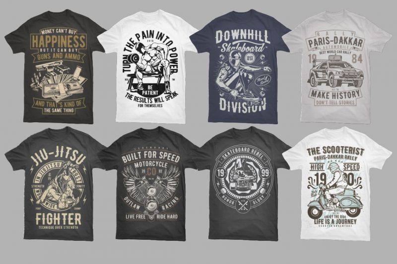 500 Tshirt Designs BUNDLE