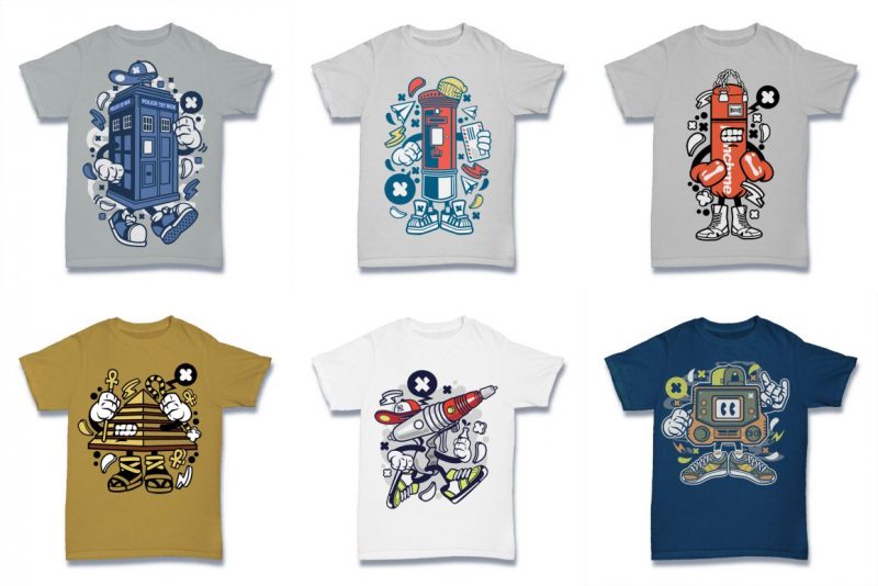 graphic Tshirt Designs Bundle