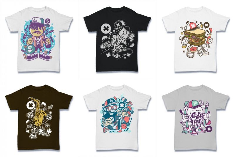 graphic Tshirt Designs Bundle