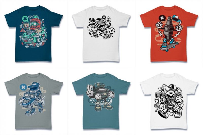 graphic Tshirt Designs Bundle