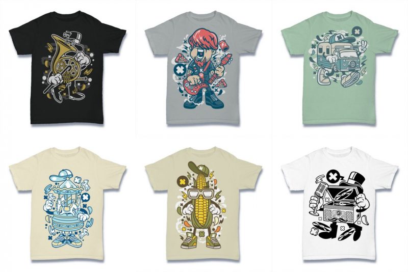 100 Tshirt Designs Bundle