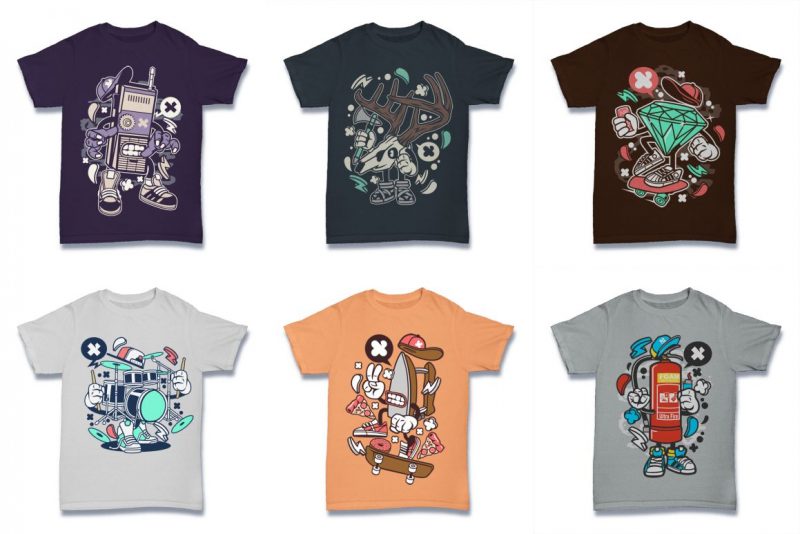 100 Tshirt Designs Bundle