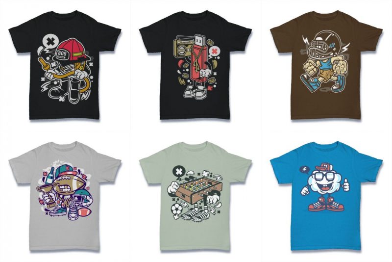 100 Tshirt Designs Bundle