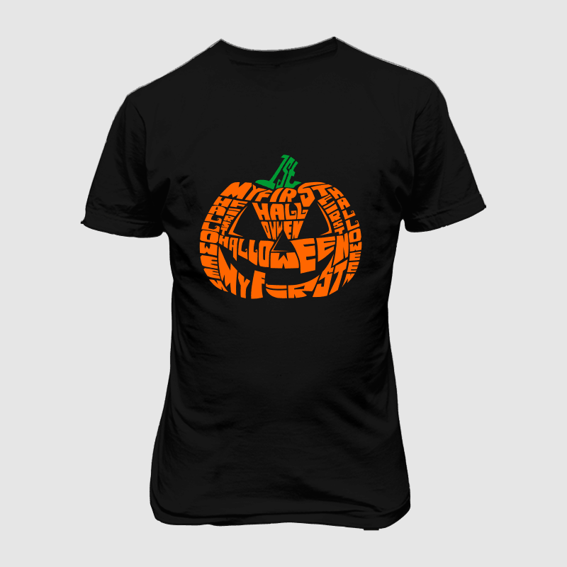 My First Halloween t shirt designs for printful