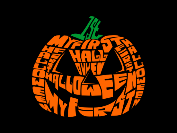 My first halloween tshirt design for sale