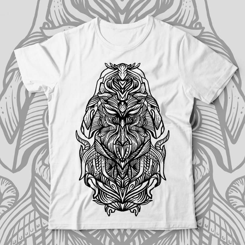 Nonkki t-shirt design template tshirt factory