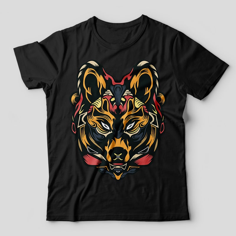 Papanda vector t-shirt design template buy tshirt design