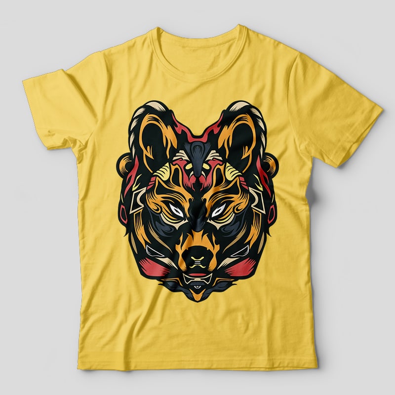 Papanda vector t-shirt design template buy tshirt design