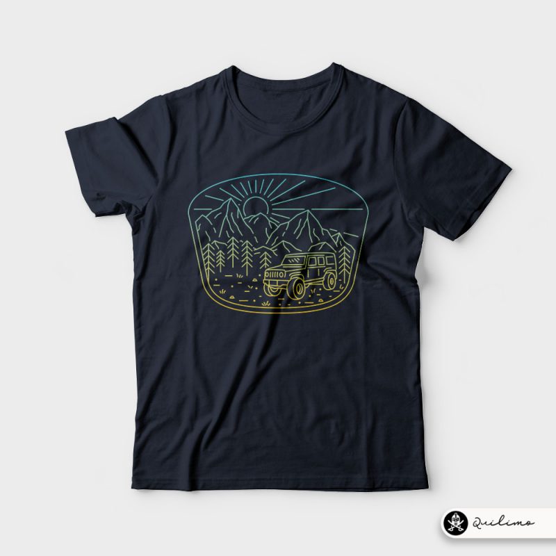 Expedition t-shirt designs for merch by amazon