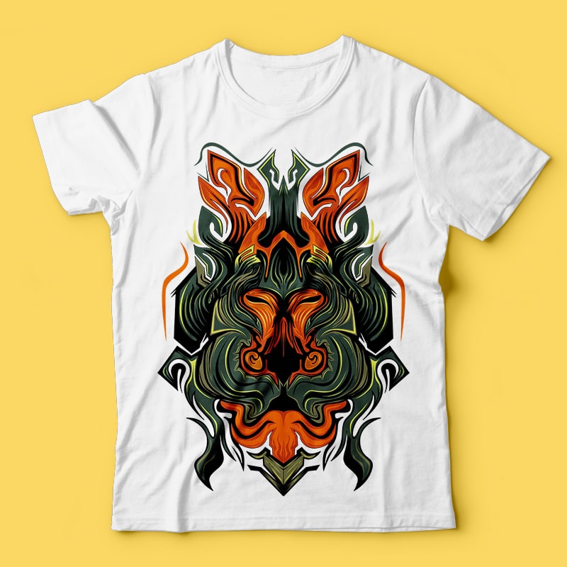 Ryzhen vector t-shirt design template t shirt design graphic