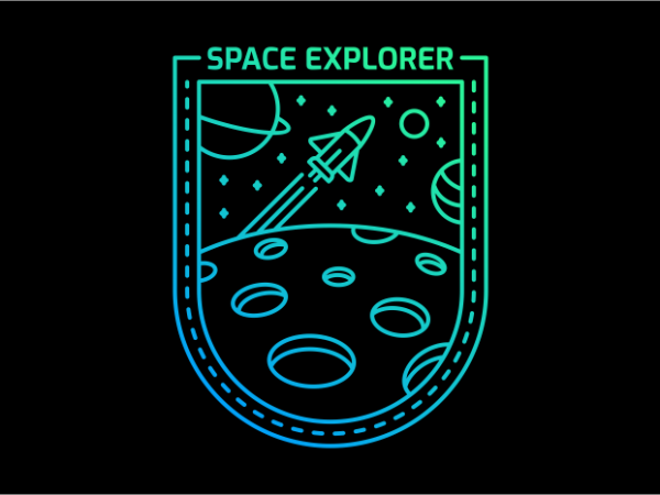 Space explorer buy t shirt design artwork