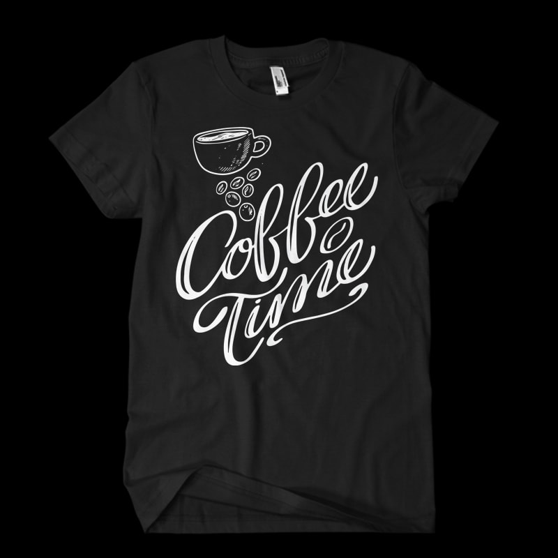 Funny coffee t shirt designs for printful