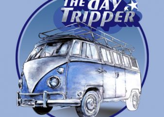 THE DAY TRIPPER commercial use t-shirt design