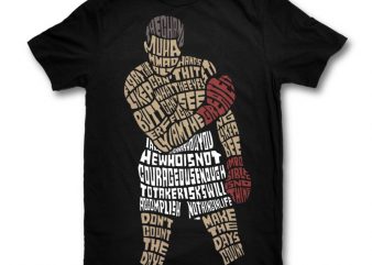 The Champ Muhammad Ali t shirt design for sale