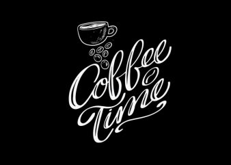 Funny coffee vector t shirt design artwork