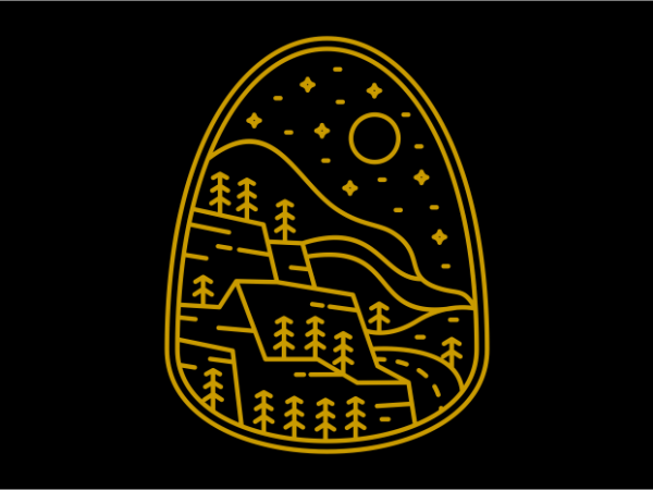 Wilderness Line design for t shirt Wilderness Line design for t shirt