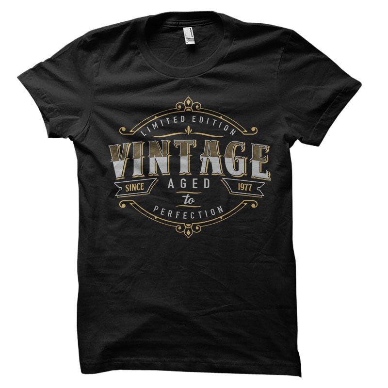 vintage style Vector t-shirt design tshirt-factory.com