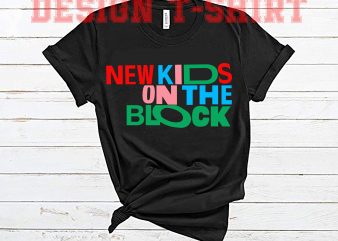 New kids on the block svg,new kids on the block graphic t-shirt design