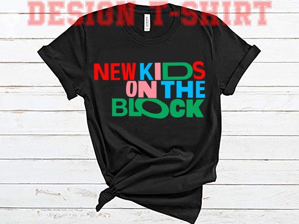 New kids on the block svg,new kids on the block graphic t-shirt design