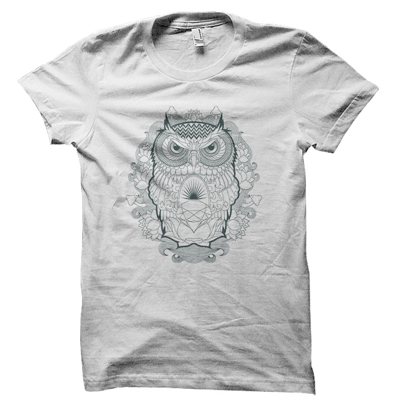 owl ornament Vector t-shirt design buy t shirt designs artwork