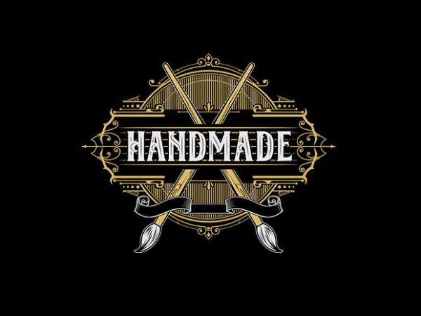 Handmade vector t-shirt design Handmade vector t-shirt design