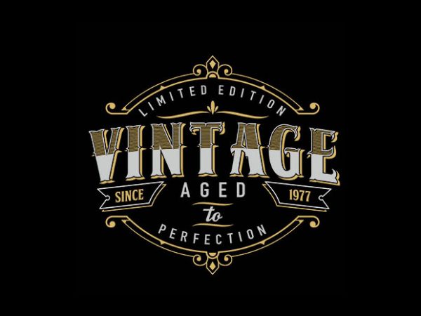 Vintage style vector t-shirt design