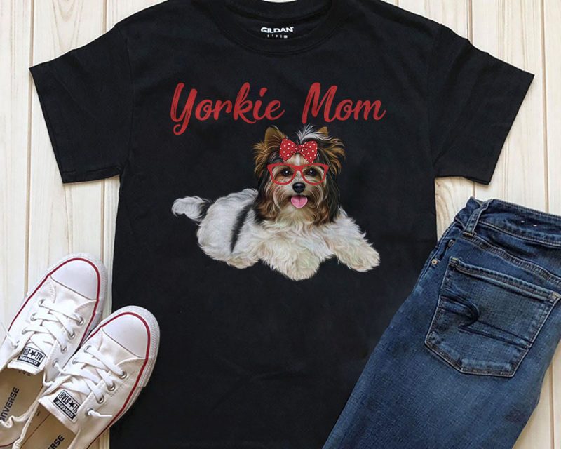 Dog Mom Collection T-shirt Designs Bundle