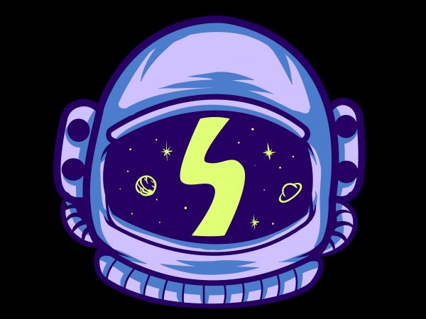 T-shirt design , astronauts, space