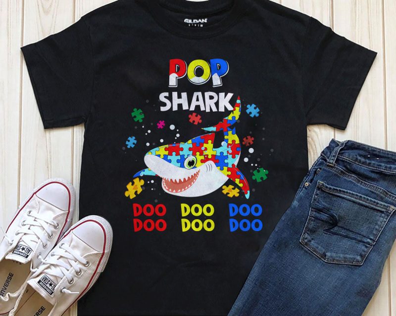 Pop Shark Doo Doo Doo T-Shirt Pop Shark Doo Doo Doo T-Shirt