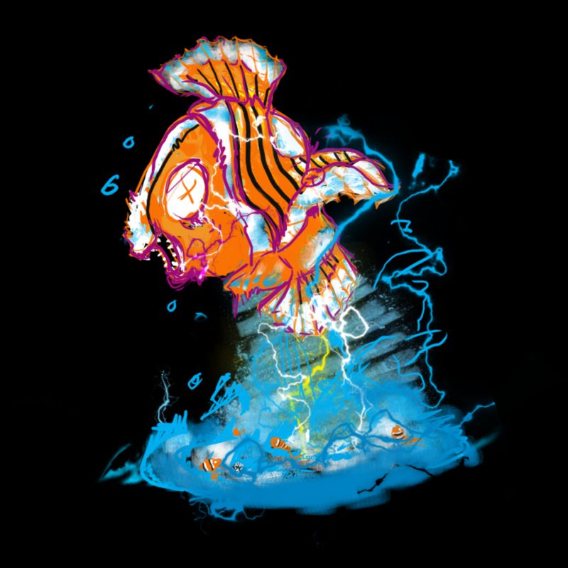 clown fish shirt designs t shirt design graphic