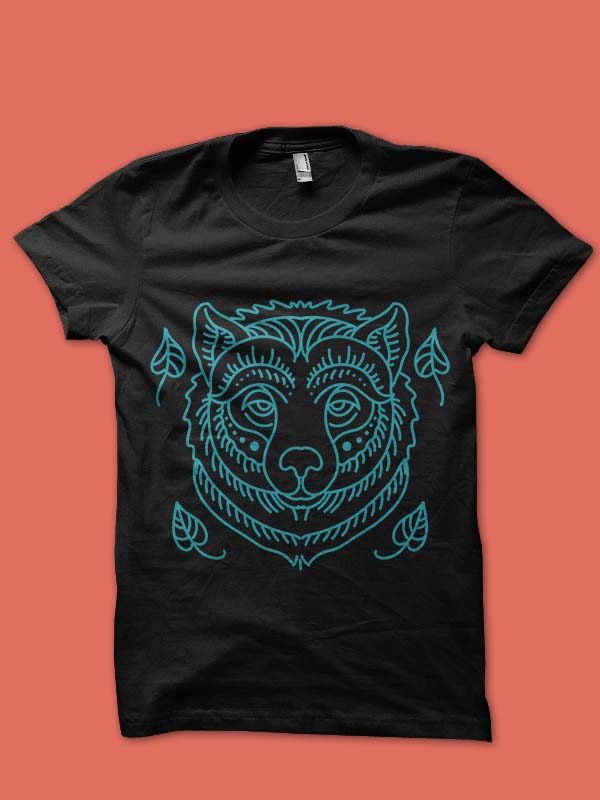 bear vector t-shirt design - Buy t-shirt designs