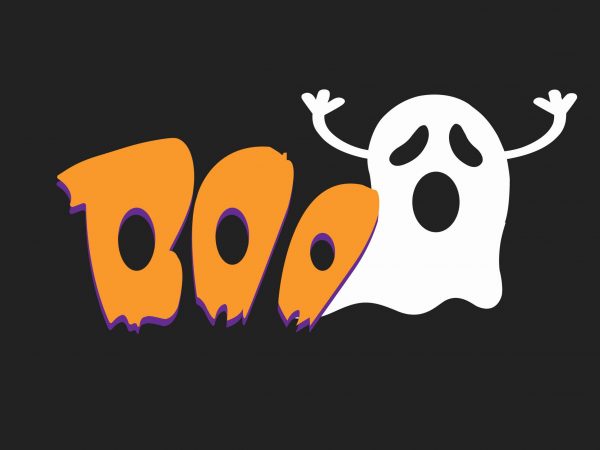 Boo Scarry Halloween Ghost buy t shirt design artwork - Buy t-shirt designs