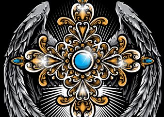 Sacred Wings t shirt design png