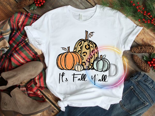 Pumpkin Autumn Leopard It’s Fall Y’all T shirt Pumpkin Autumn Leopard It’s Fall Y’all T shirt
