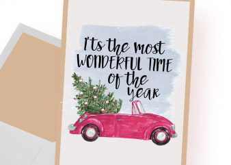 It’s the most wonderful time of the year Christmas Design