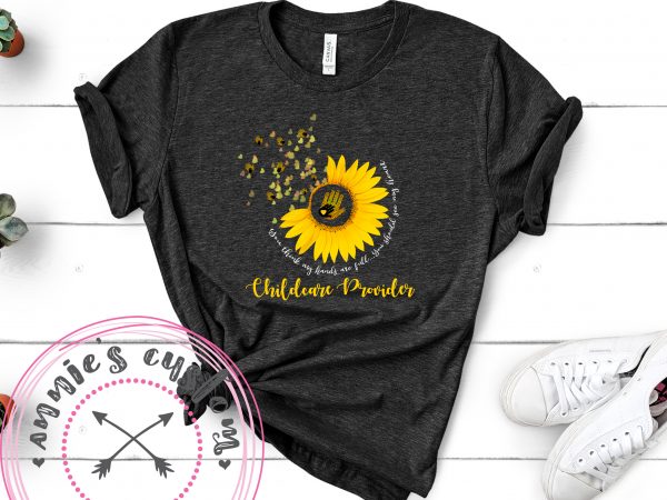 Childcare provider t shirt design png