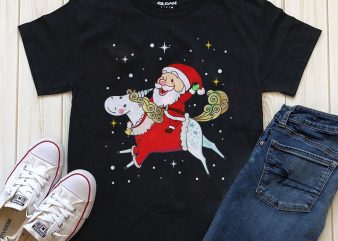 Santa graphic t-shirt designs PNG for download