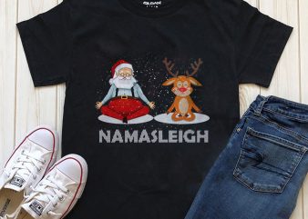 Namasleigh Santa T-shirt design download
