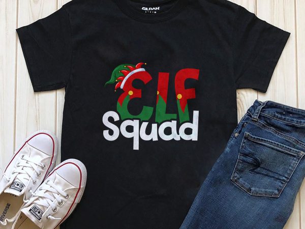 Elf Squad shirt graphic for download Elf Squad shirt graphic for download