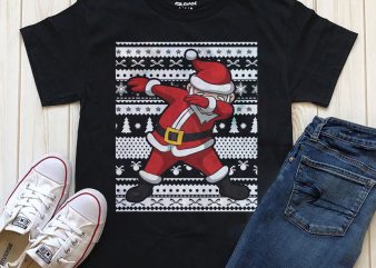 Santa T-shirt designs graphic for download PNG PSD files