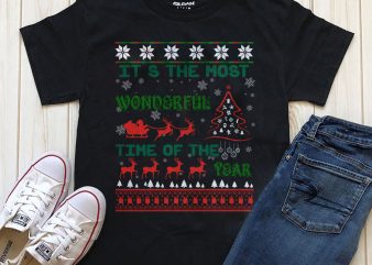 It’s the most wonderful time for the year Shirt design for download