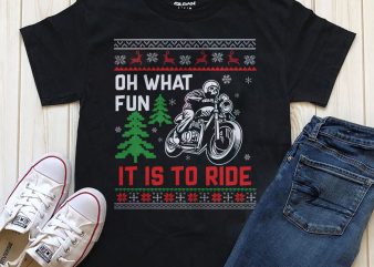 Oh what fun it is to ride Christmas design for download