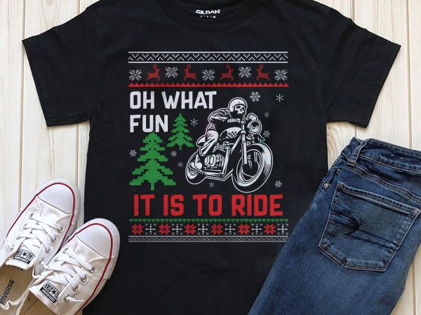 Oh what fun it is to ride christmas design for download