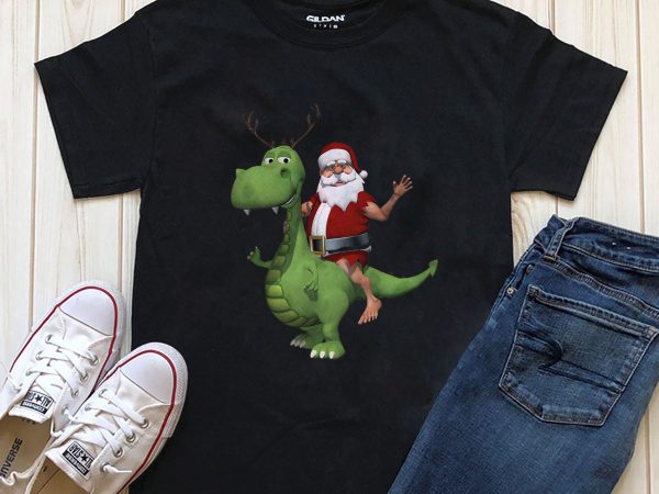 Santa christmas t-shirt design png