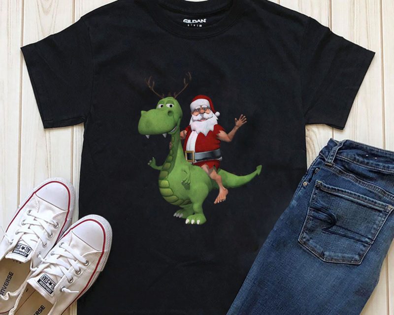 Santa Christmas t-shirt design PNG vector t shirt design