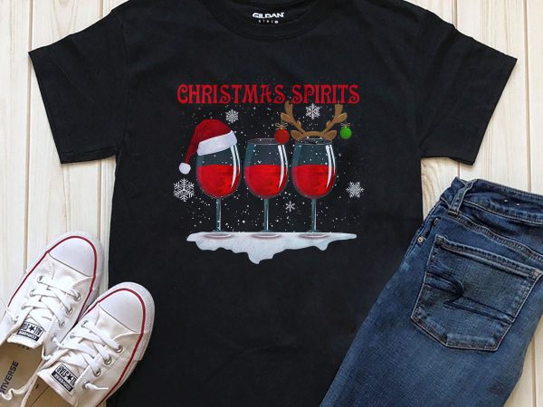 Christmas spirits png t-shirt design