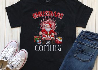 Santa t-shirt design graphic for download PNG